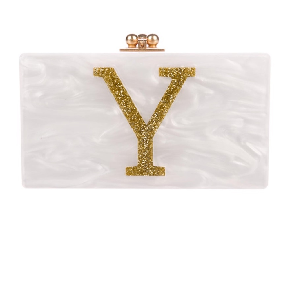 Edie Parker Acrylic Box Clutch